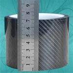 Карбонова Бронеплівка на авто "Карбон 5D" (7см) захисна плівка на пороги