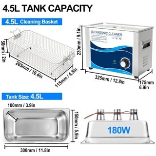 Ультразвукова ванна 4,5л 180Вт Granbo GB0304 Ultrasonic cleaner