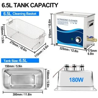 Ультразвукова ванна 6,5 літра (180 Вт 40 kHz) Granbo GB0306